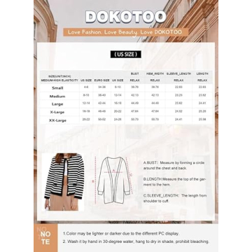 Dokotoo Women's Stylish Fall Cardigan Sweater for All Occasions