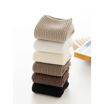 ACCFOD Cute Athletic Crew Socks for Women - Size 5-9