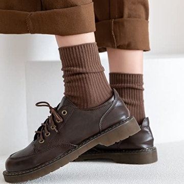 ACCFOD Cute Athletic Crew Socks for Women - Size 5-9