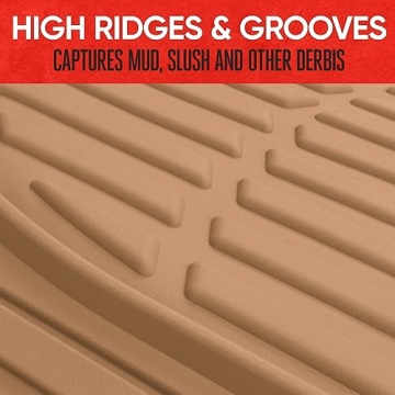 Motor Trend FlexTough All-Weather Floor Mats for Cars