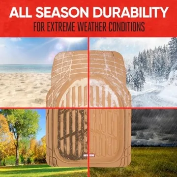 Motor Trend FlexTough All-Weather Floor Mats for Cars