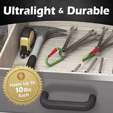 Gold Lion Gear 3 Inch Aluminum Carabiner - Versatile Clip