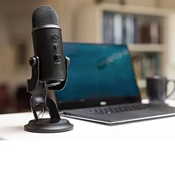Blue Yeti Blackout USB Mic Plus Software Bundle Deal