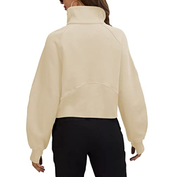 Stylish Women’s Cropped Half Zip Sweatshirt for All Occasions
