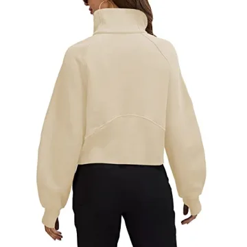 Stylish Women’s Cropped Half Zip Sweatshirt for All Occasions