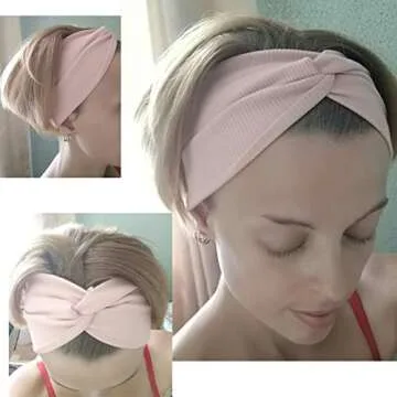 DRESHOW Vintage Style Elastic Headbands for Women