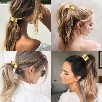 Chanaco Gold Hair Cuffs - Stylish Hair Accessories for Women