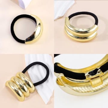 Chanaco Gold Hair Cuffs - Stylish Hair Accessories for Women