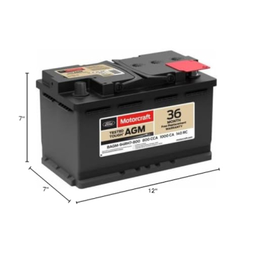Motorcraft Battery BAGM94RH7800 for Ford Lincoln