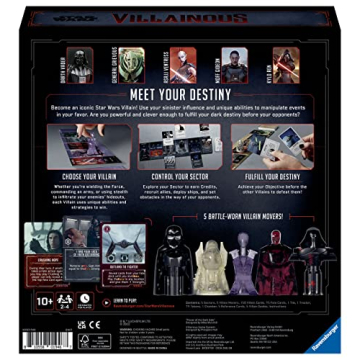 Star Wars Villainous Board Game for Ages 10+ | Strategy Fun