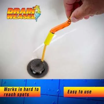 FlexiSnake Drain Weasel 18" Clog Remover Tool Kit