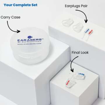 EARasers High Fidelity Noise Cancelling Earplugs for Musicians