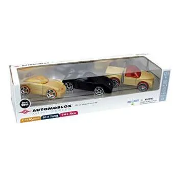 Automoblox Collectible Wood Toy Cars - Mini 3-Pack