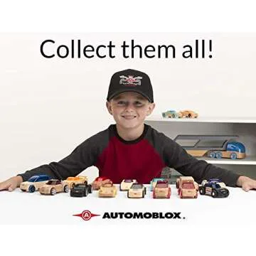 Automoblox Collectible Wood Toy Cars - Mini 3-Pack