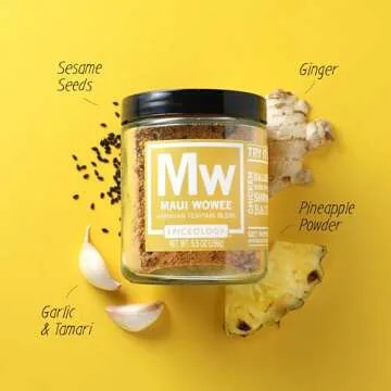 Spiceology - Maui Wowee - Hawaiian Teriyaki Seasoning - Hawaiian BBQ Rub Spices and Seasonings - Add Flavor to Chicken, Ramen, Salmon, Pork, Tofu, Shrimp, Bacon, Steak - 5.5 oz
