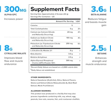 LEGION Pulse Pre Workout - Caffeine Free & Naturally Sweetened