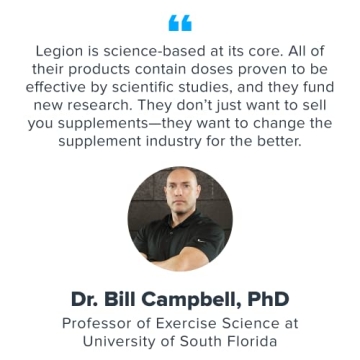 LEGION Pulse Pre Workout - Caffeine Free & Naturally Sweetened