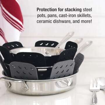 All-Clad Cookware Protectors for Kitchen Organization