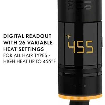 Hot Tools Pro Artist Black Gold Curling Iron for Lasting Curls