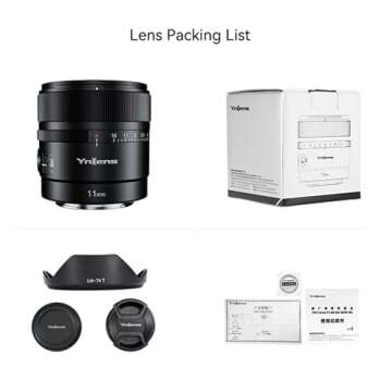 YONGNUO YN11MM F1.8S Lens w/Remote Controller, 11mm F1.8 Large Aperture Fixed Prime Lens for Sony, Auto Focus APS-C Frame, Ultra Wide Angle Lens for E Mount Mirrorless Cameras