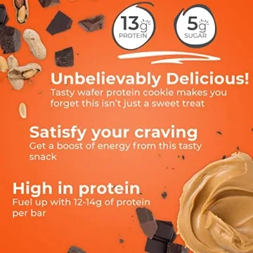 Power Crunch Protein Bars, High Protein Vanilla Wafer Snack