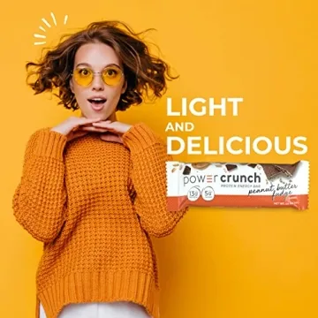 Power Crunch Protein Bars, High Protein Vanilla Wafer Snack