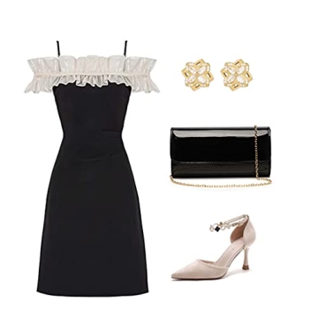 Chic Patent Leather Evening Clutch Purse for Women