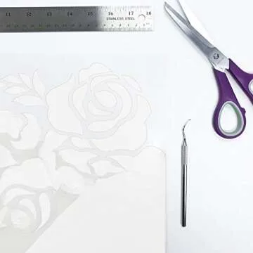 Siser EasyWeed Heat Transfer Vinyl 11.8" x 20ft Roll (White) Compatible Romeo/Juliet & Other Professional or Craft Cutters - Layerable - CPSIA Certified