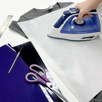 Siser EasyWeed Heat Transfer Vinyl 11.8" x 20ft Roll (White) Compatible Romeo/Juliet & Other Professional or Craft Cutters - Layerable - CPSIA Certified