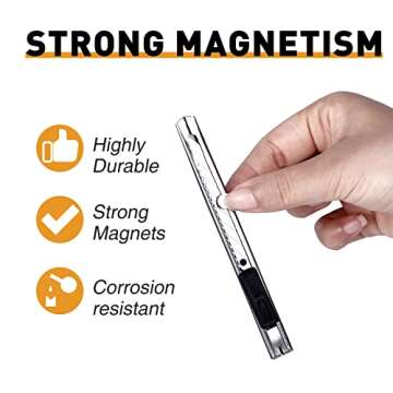 TRYMAG Small Magnets, Tiny Refrigerator Magnets Round Disc Magnets, Mini Premium Brushed Nickel Office Magnets for Crafts, DIY, Whiteboard and Fridge Magnets, Silvery, 8x2mm 100pcs