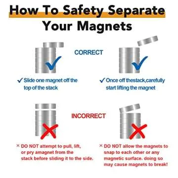 TRYMAG Small Durable Refrigerator Magnets – 100 Pcs
