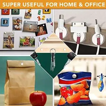 TRYMAG Small Durable Refrigerator Magnets – 100 Pcs