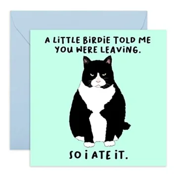 Funny Retirement Card - A Little Birdie You Were Leaving