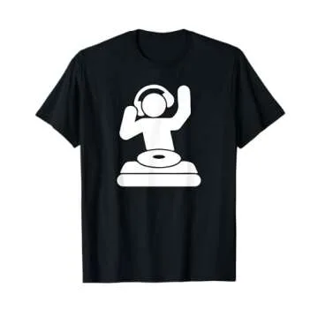 DJ Turntable DJ Vinyl Music Mixer T-Shirt - Stylish & Lightweight