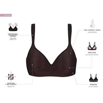 Bali Women's Comfort Revolution Wire Free Bra for Ultimate Comfort