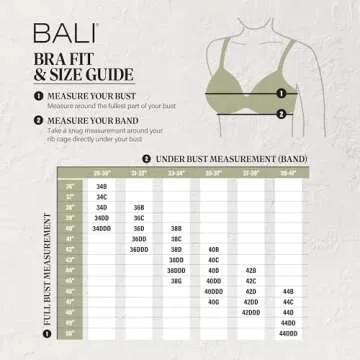 Bali Women's Comfort Revolution Wire Free Bra for Ultimate Comfort