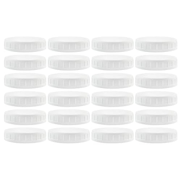 Durable Wide Mouth Plastic Mason Jar Lids for Canning