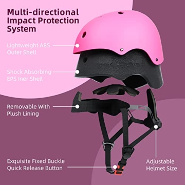 Kids Adjustable Skateboard Cycling Helmet - Safety Gear