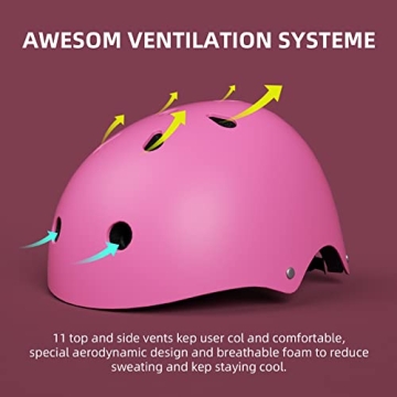 Kids Adjustable Skateboard Cycling Helmet - Safety Gear