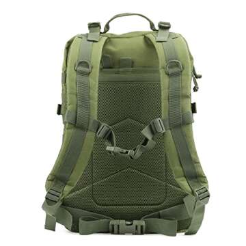 REEBOW GEAR Military Tactical Backpack Large Army 3 Day Assault Pack Molle Bag Boys Backpacks for School Army Green