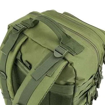 REEBOW GEAR Military Tactical Backpack Large Army 3 Day Assault Pack Molle Bag Boys Backpacks for School Army Green