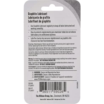 Hillman 703185 Graphite Tube 3G for Smooth Locks