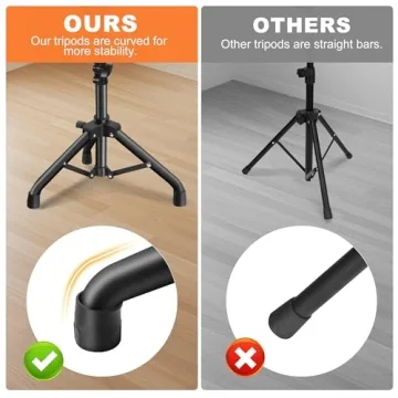 Ramzi Projector Stand - Adjustable Laptop Tripod Stand