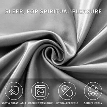 Maple&Stone Satin Pillowcase for Hair and Skin in 2 Pack