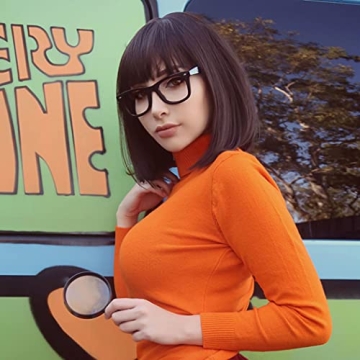 Ruina Brown Velma Wig - Stylish Costume Accessory