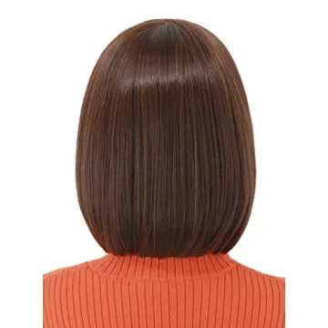 Ruina Brown Velma Wig - Stylish Costume Accessory