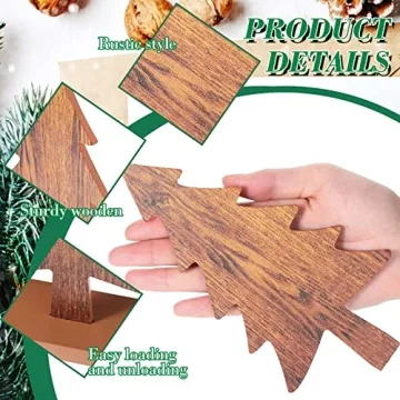 Sawysine Wooden Christmas Trees for Festive Decor