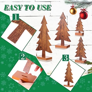 Sawysine Wooden Christmas Trees for Festive Decor
