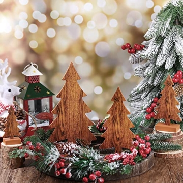 Sawysine Wooden Christmas Trees for Festive Decor