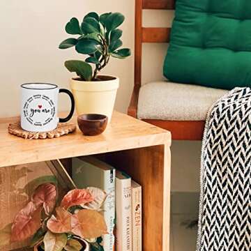 Cabtnca Christian Gifts: 'You Are Amazing' Coffee Mug for Women, 11Oz Inspirational Gift